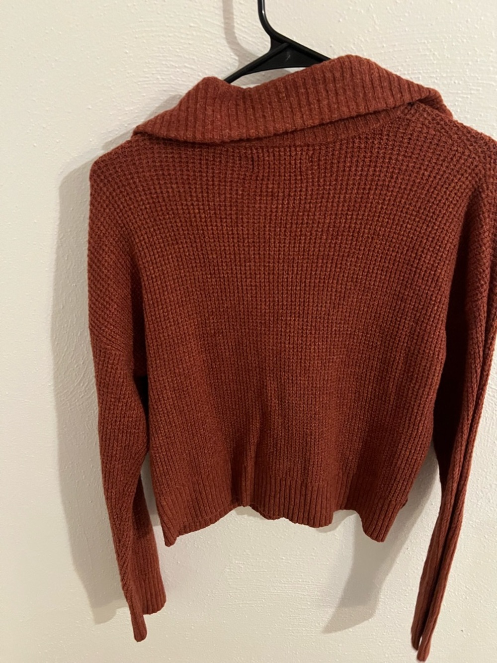 William Rast 3/4 Zip-Front Ribbed Sweater - Picture 4 of 5